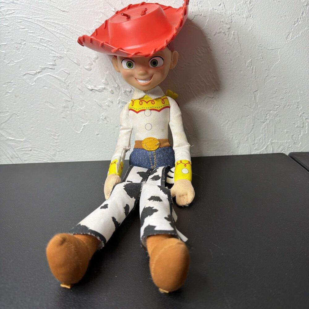 Toy Story Jessie Doll Thinkway Toys Disney Pixar Plush Cowgirl 15” Non-Talking